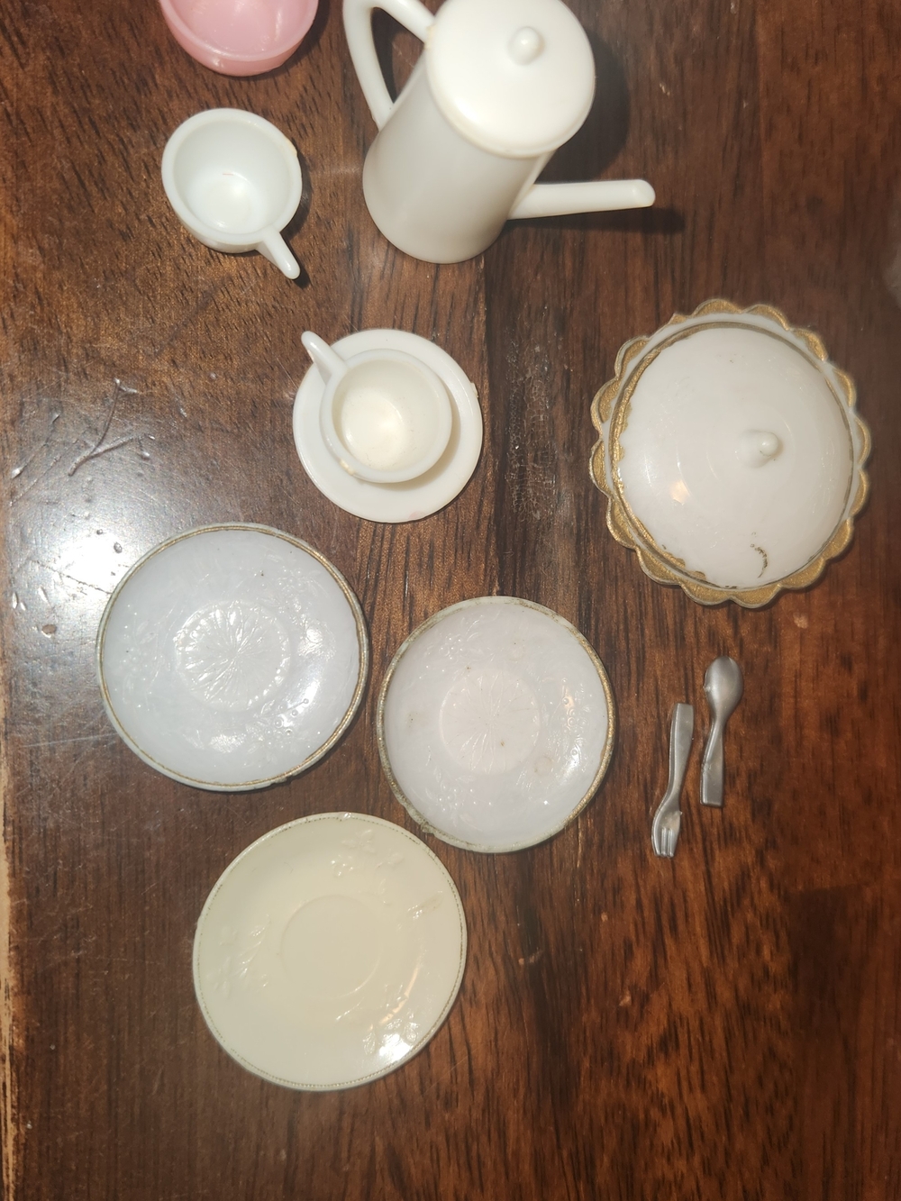 Vintage Barbie Dining Partial Set Lot.